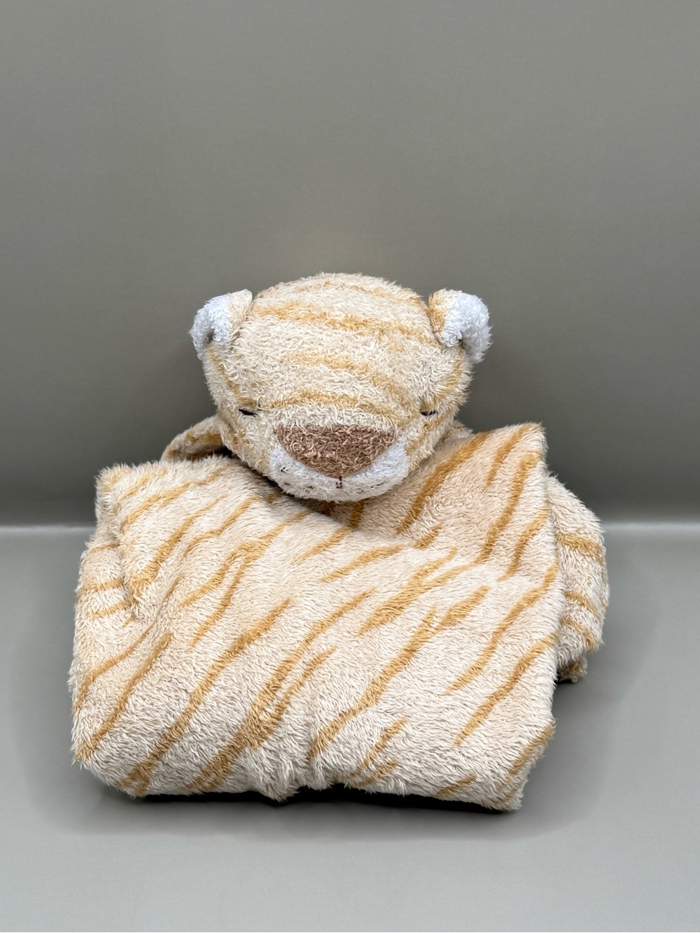 Angel Dear Tiger Baby Lovey Security Blanket Plush